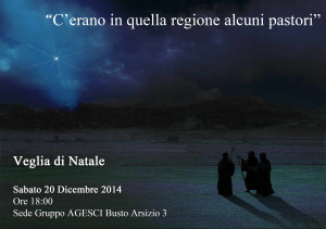 volantino veglia natale 2014